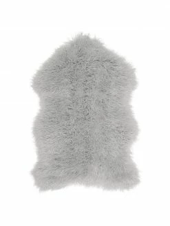 Sortie ❤️ Westwing Collection Fausse fourrure Morten, frisée, larg. 60 x long. 90 cm 🔥