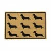 Meilleur prix 🌟 Paillasson Dachshund, larg. 40 x long. 60 cm ⌛