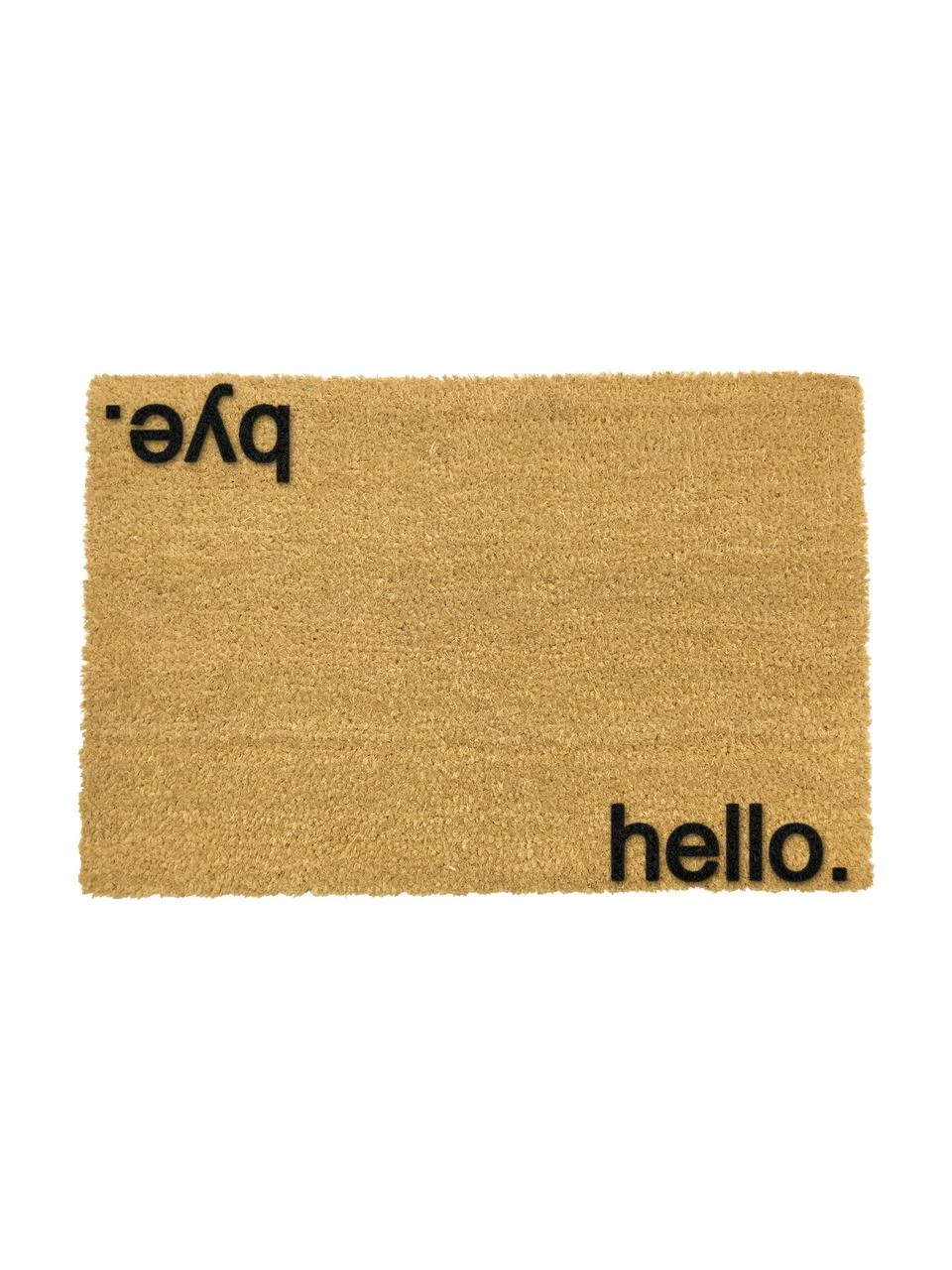 Meilleure vente ✨ Paillasson Hello Bye, larg. 40 x long. 60 cm ⌛