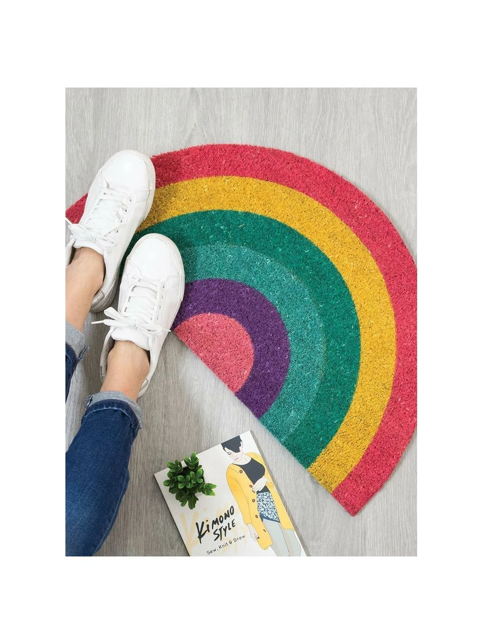 Vente flash 🌟 Paillasson Rainbow, larg. 40 x long. 70 cm 🔔 – Image 2
