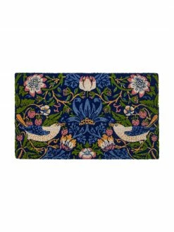 Grosses soldes 🌟 Paillasson Strawberry Thief, larg. 45 x long. 75 cm 🔔