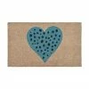 Coupon 😀 GiftCompany Paillasson fibre de coco Cœur, larg. 45 x long. 75 cm ✨