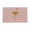 Budget 👏 GiftCompany Paillasson fibre de coco Twinkling Flamingo, larg. 45 x long. 75 cm 🧨