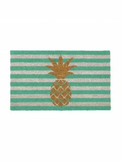 Coupon 🔔 GiftCompany Paillasson fibre de coco Twinkling Pineapple, larg. 45 x long. 75 cmDisponibilité limitée ✔️