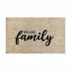 Promo 😀 GiftCompany Paillasson fibre de coco We Are Family, larg. 45 x long. 75 cm 🛒