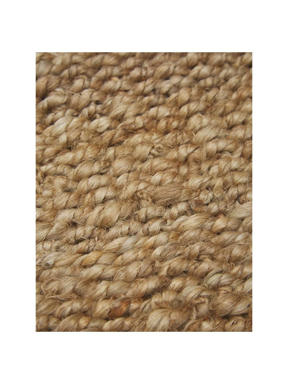 Sortie ⌛ Westwing Collection Paillasson jute artisanal Naturals, larg. 45 x long. 75 cm ⭐ – Image 5