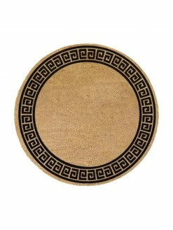 Meilleur prix 😀 Paillasson rond Greek Border, Ø 70 cm ✔️