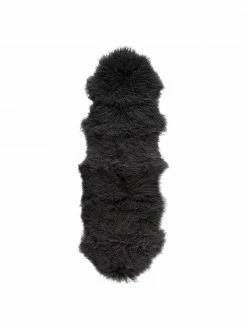 Le moins cher 🔔 Peau d'agneau à longs poils bouclés Ella, larg. 50 x long. 160 cm ✨