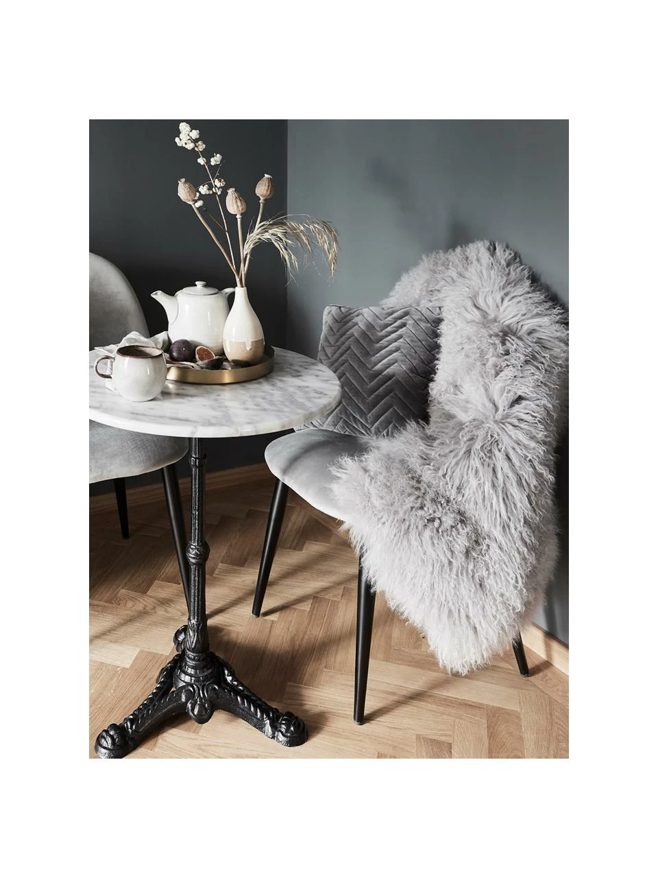 Meilleure affaire 🥰 Peau d'agneau à poils longs Ella, larg. 50 x long. 160 cm 🧨 – Image 2