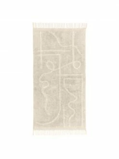 Meilleur prix 😉 Westwing Collection Tapis à franges tufté main Lines, larg. 80 x long. 150 cm (taille XS) ⌛