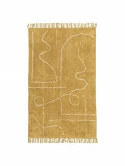 Meilleure vente 🥰 Westwing Collection Tapis à franges tufté main Lines, larg. 80 x long. 150 cm (taille XS) 😀