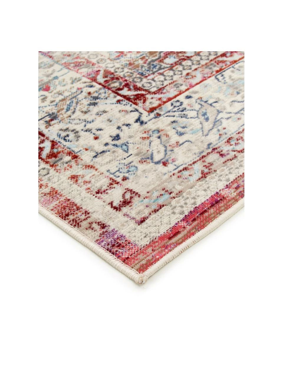 Le moins cher 🎉 Tapis à poils ras Vintage Kashan, larg. 120 x long. 180 cm (taille S) 💯 – Image 3