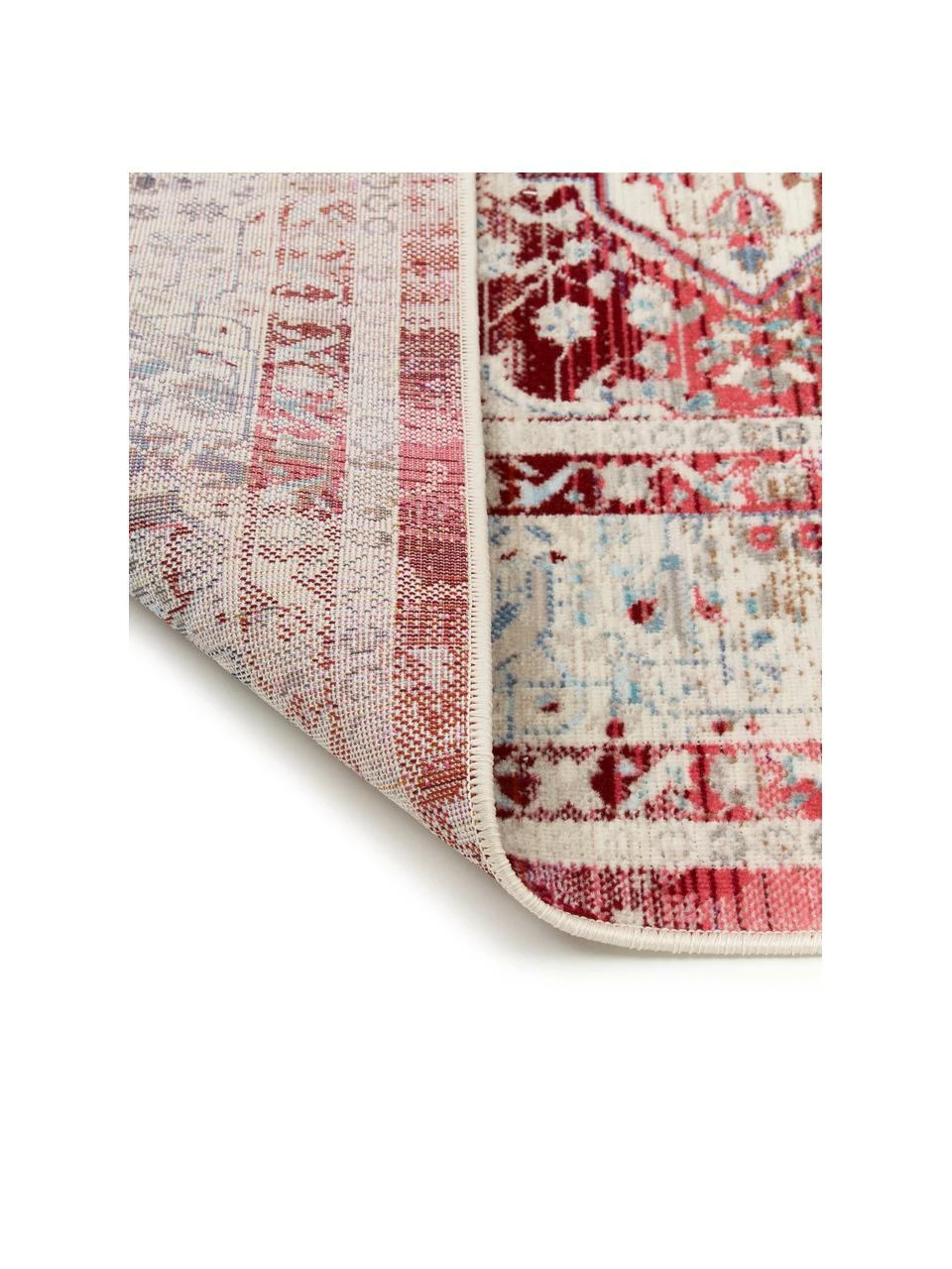 Le moins cher 🎉 Tapis à poils ras Vintage Kashan, larg. 120 x long. 180 cm (taille S) 💯 – Image 6