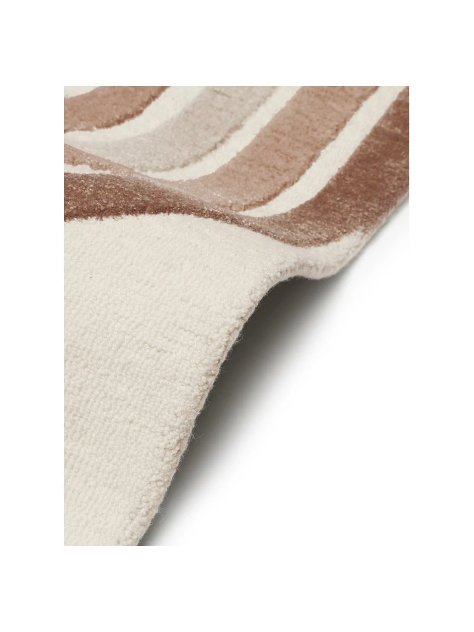 Acheter 🎉 Westwing Collection Tapis à poils ras tufté main beige/rose Jules, larg. 160 x long. 230 cm (taille M) 👏 – Image 5