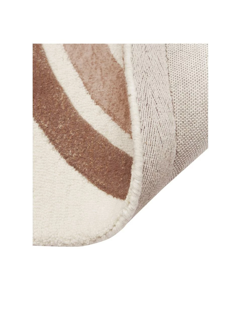 Acheter 🎉 Westwing Collection Tapis à poils ras tufté main beige/rose Jules, larg. 160 x long. 230 cm (taille M) 👏 – Image 6