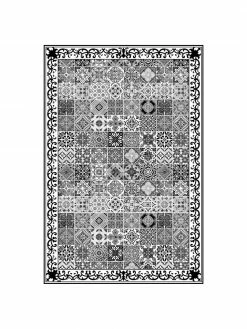 Promo 🌟 MySpotti Tapis antidérapant intérieur extérieur en vinyle Olè, larg. 136 x long. 203 cmDisponibilité limitée 🌟