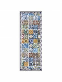 Remise 🥰 MySpotti Tapis antidérapant intérieur extérieur en vinyle Pablo, larg. 68 x long. 180 cm 💯