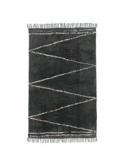 Remise 🌟 Westwing Collection Tapis avec franges tufté main motif zigzag Asisa, larg. 120 x long. 180 cm (taille S) 👏