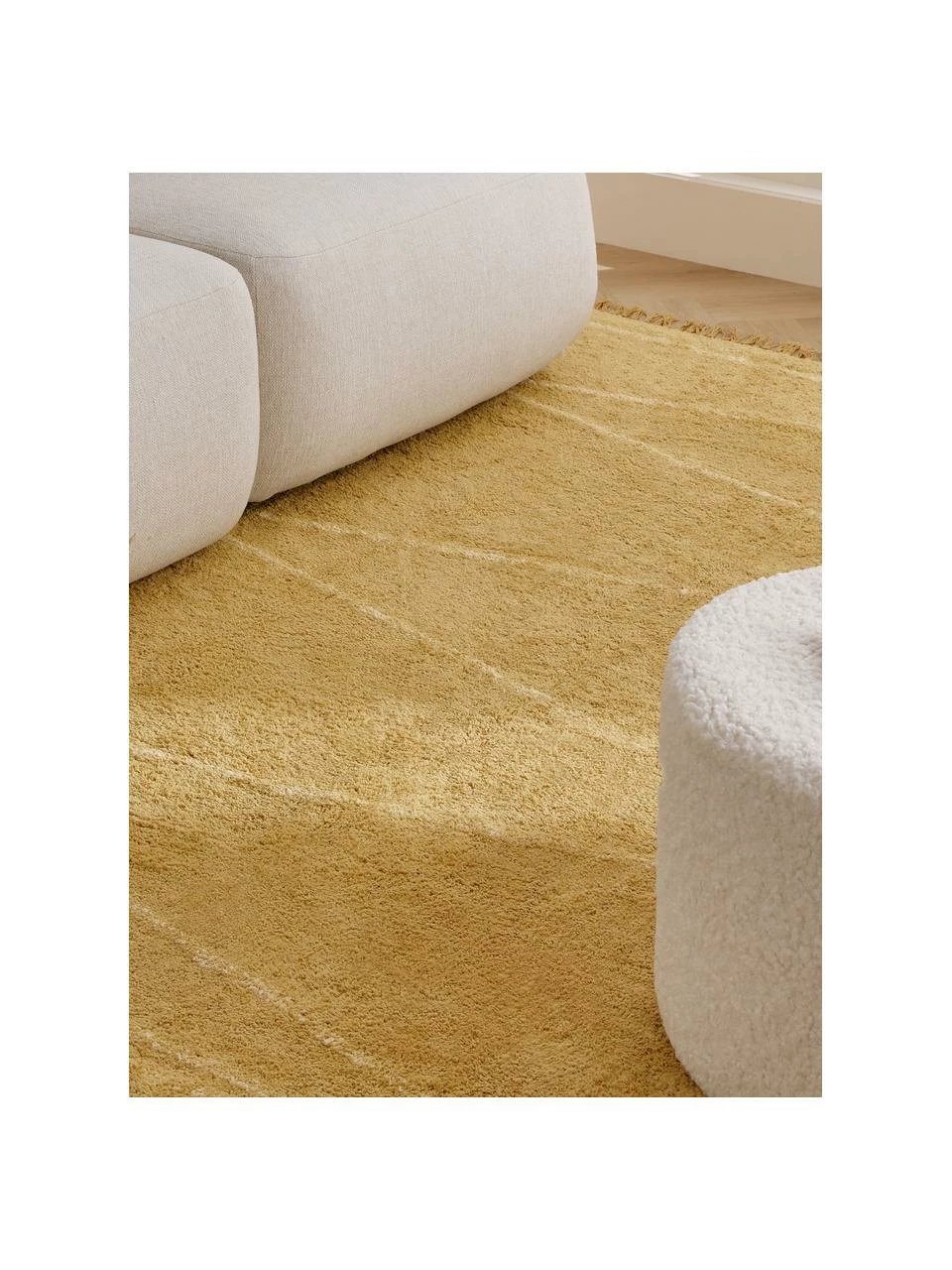 Offres 😍 Westwing Collection Tapis avec franges tufté main motif zigzag Asisa, larg. 80 x long. 150 cm (taille XS) ✨ – Image 2