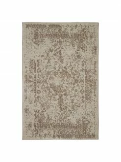 Remise 🎁 Westwing Collection Tapis beige extérieur / intérieur style vintage Dana, larg. 200 x long. 300 cm (taille L) 🥰