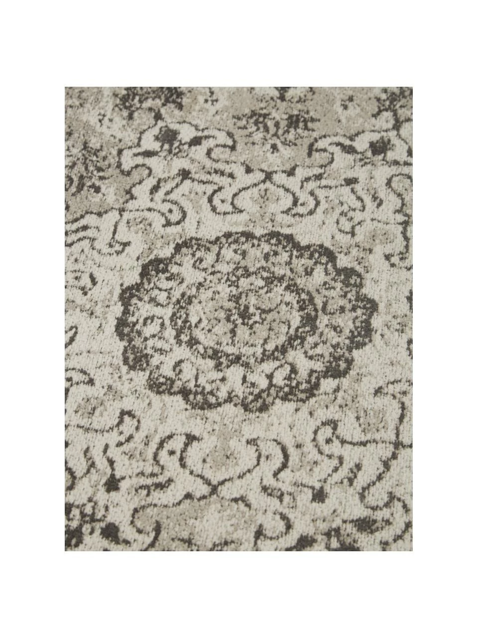 Budget 👏 Westwing Collection Tapis beige gris vintage chenille tissé main Sofia, larg. 160 x long. 230 cm (taille M) 🔥 – Image 3