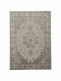 Budget 👏 Westwing Collection Tapis beige gris vintage chenille tissé main Sofia, larg. 160 x long. 230 cm (taille M) 🔥