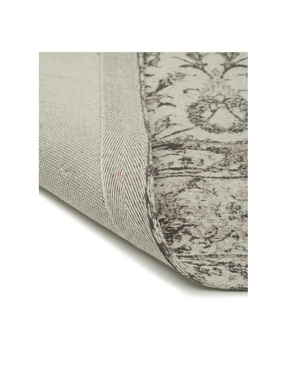 Budget 👏 Westwing Collection Tapis beige gris vintage chenille tissé main Sofia, larg. 160 x long. 230 cm (taille M) 🔥 – Image 5