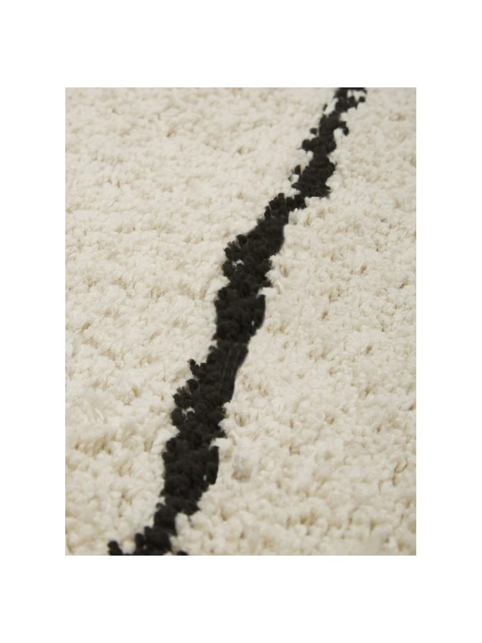 De gros 😀 Westwing Collection Tapis beige poils longs et moelleux, tufté main Dunya, larg. 120 x long. 180 cm (taille S) 😍 – Image 3