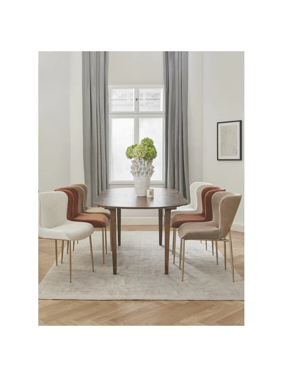 Remise 🎁 Westwing Collection Tapis beige viscose tissé main Jane, larg. 80 x long. 150 cm (taille XS) 😍 – Image 4