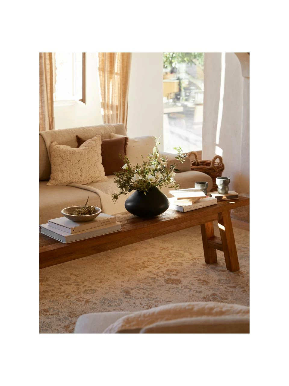 De gros ⌛ Westwing Collection Tapis chenille vintage tissé main Loire, larg. 80 x long. 150 cm (taille XS) 🎁 – Image 2