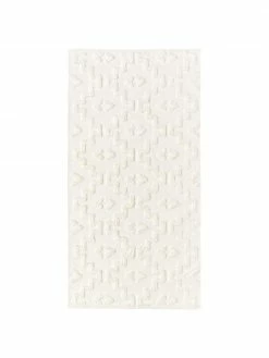 Acheter 🎁 Westwing Collection Tapis crème tissé à la main Idris, larg. 80 x long. 150 cm (taille XS) 🔔