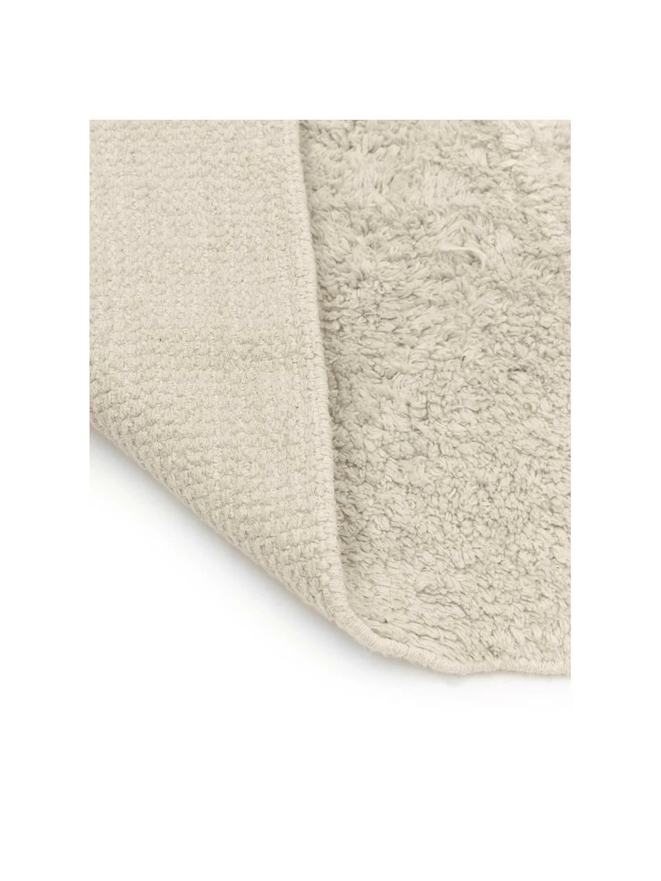 De gros 🤩 Westwing Collection Tapis de couloir beige bohème en coton à motif, tufté main Bina, larg. 80 x long. 250 cm 🔔 – Image 5