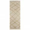 Remise 😉 Freundin Home Collection Tapis de couloir crème Primrose, larg. 80 x long. 200 cm 👍