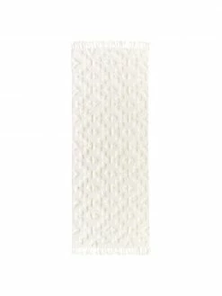 Remise 🥰 Westwing Collection Tapis de couloir crème tissé main Idris, larg. 80 x long. 200 cm 🎁