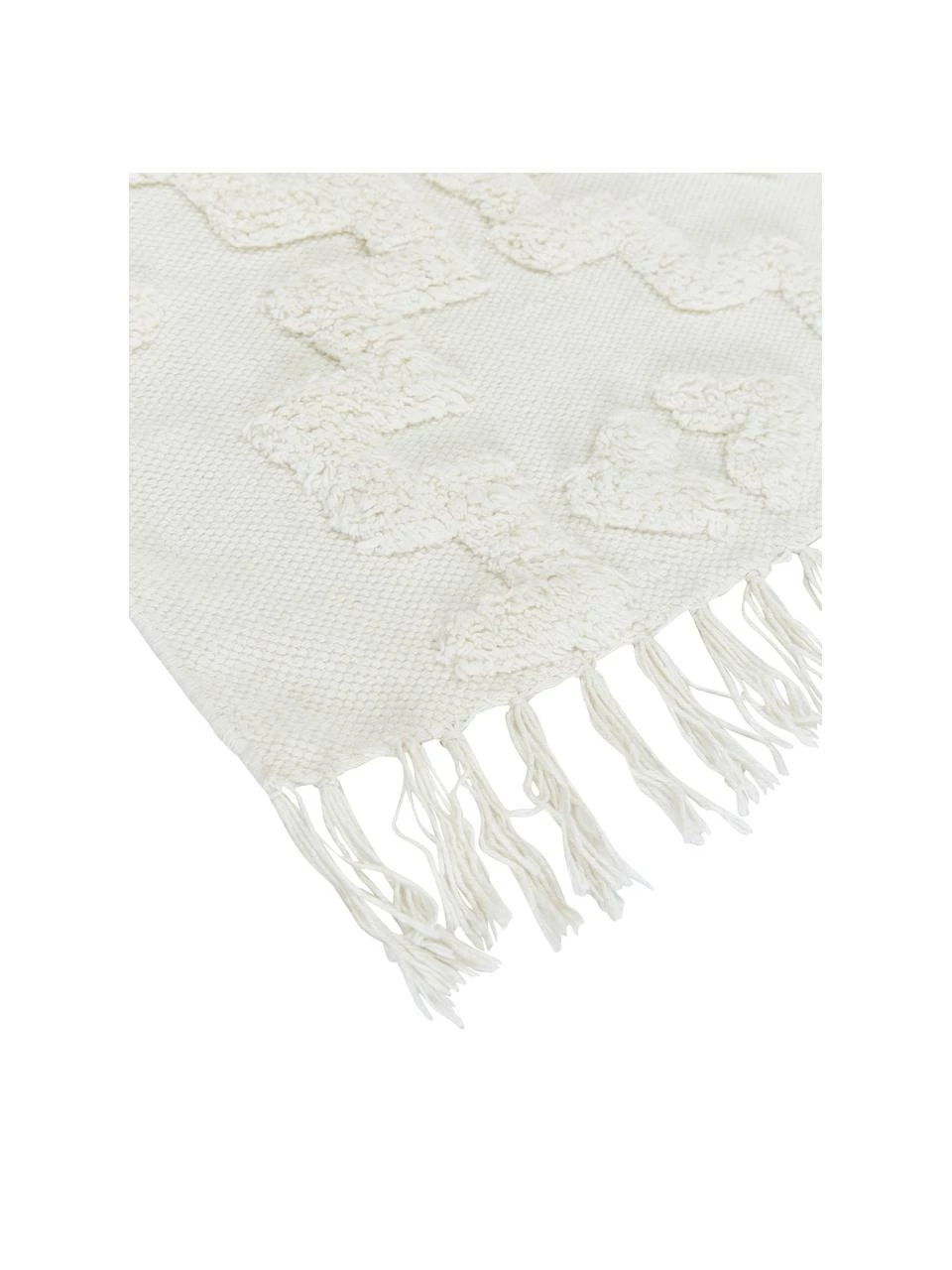 Remise 🥰 Westwing Collection Tapis de couloir crème tissé main Idris, larg. 80 x long. 200 cm 🎁 – Image 4