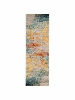 Meilleure affaire 👏 Tapis de couloir design multicolore Celestial, larg. 60 x long. 180 cm ⌛