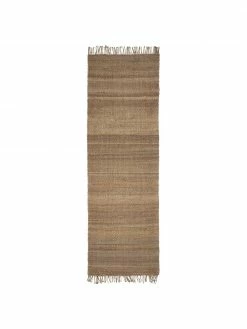 Promo 🧨 Westwing Collection Tapis de couloir en jute tissé à la main Cadiz, larg. 80 x long. 250 cm 😉