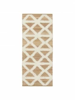 Meilleure affaire 👏 Westwing Collection Tapis de couloir en jute tissé à la main Malea, larg. 80 x long. 200 cm ⭐