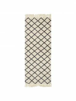 De gros 😉 Bloomingville Tapis de couloir en laine Alva, larg. 70 x long. 200 cmDisponibilité limitée 💯