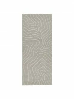 Top 10 👍 Westwing Collection Tapis de couloir en laine taupe, tufté main Aaron, larg. 80 x long. 200 cm ⌛
