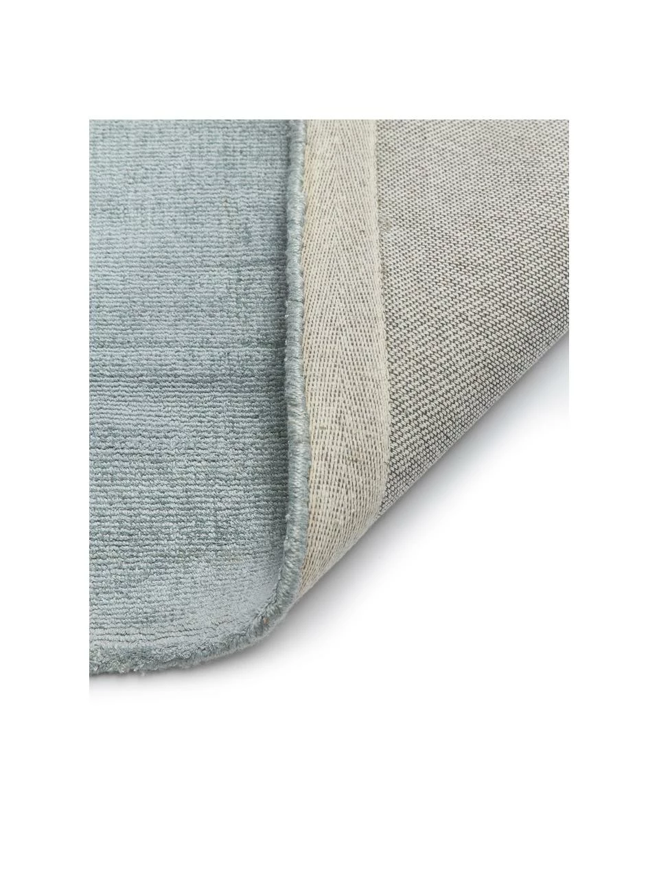 Bon marché 😀 Westwing Collection Tapis de couloir en viscose bleu de glace Jane, larg. 80 x long. 300 cm ✔️ – Image 4