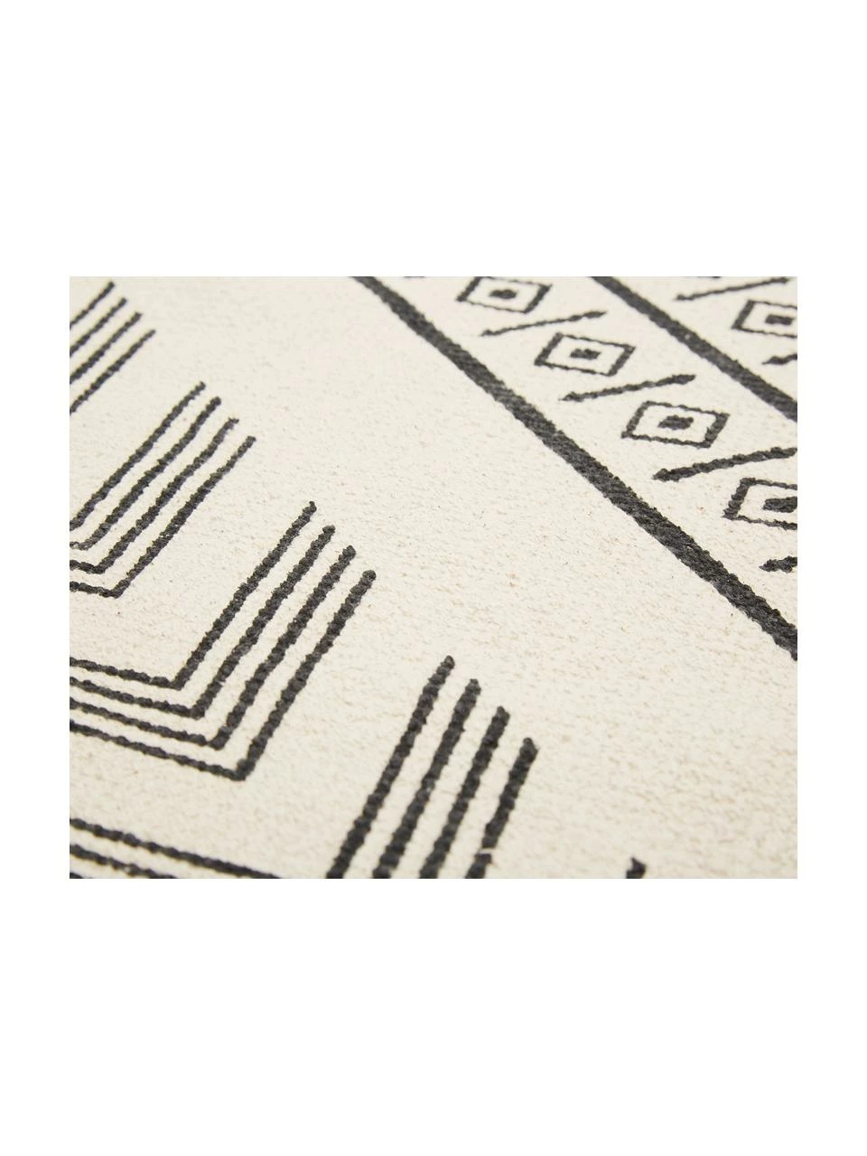 Tout neuf ✨ Westwing Collection Tapis de couloir ethnique blanc crème Edna, larg. 80 x long. 250 cm 🌟 – Image 3