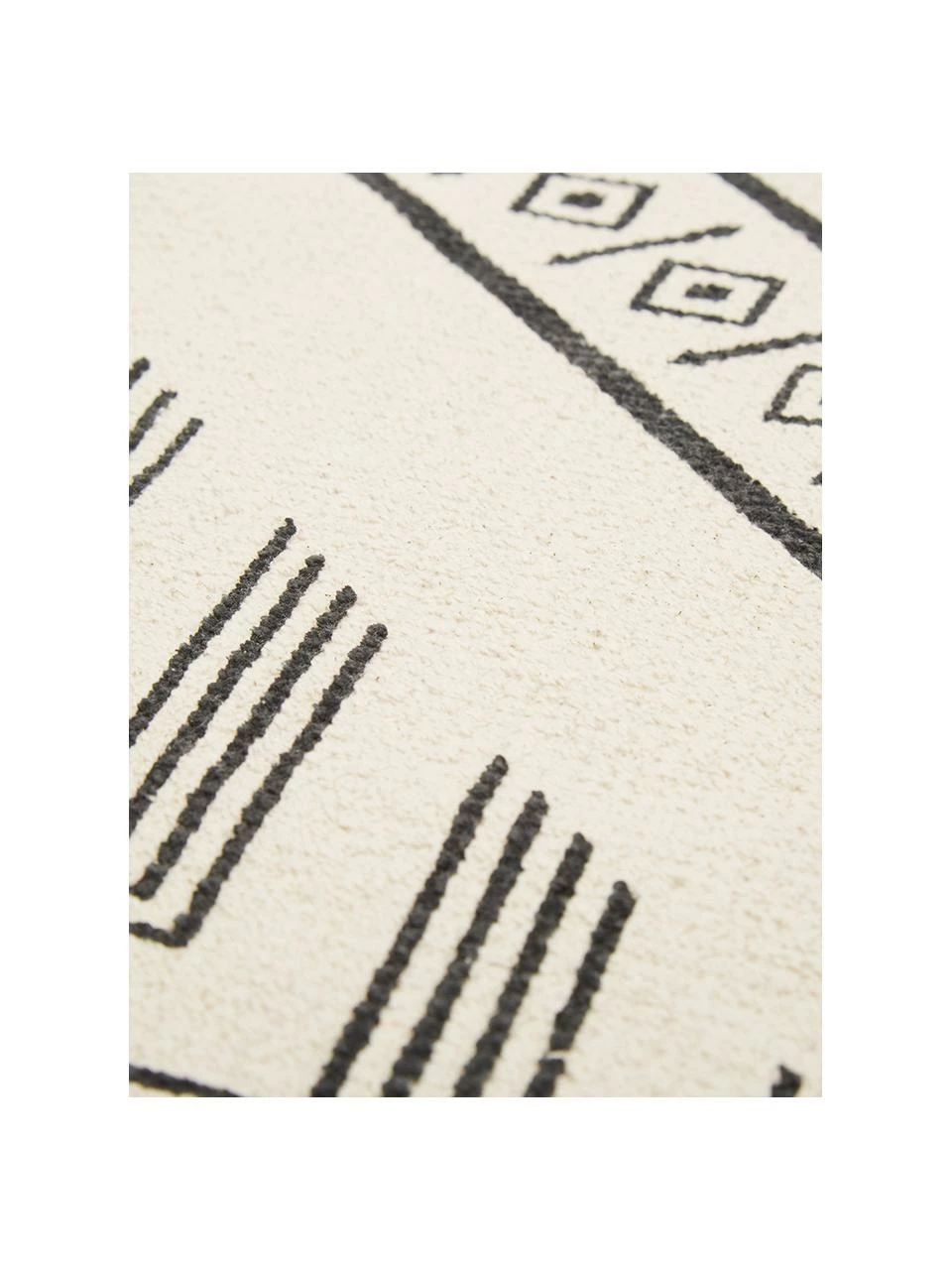 Tout neuf ✨ Westwing Collection Tapis de couloir ethnique blanc crème Edna, larg. 80 x long. 250 cm 🌟 – Image 4