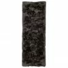 Vente flash 🤩 Westwing Collection Tapis de couloir gris fonc&eacute; longs poils brillants Jimmy, Larg. 80 x long. 250 cm 👏