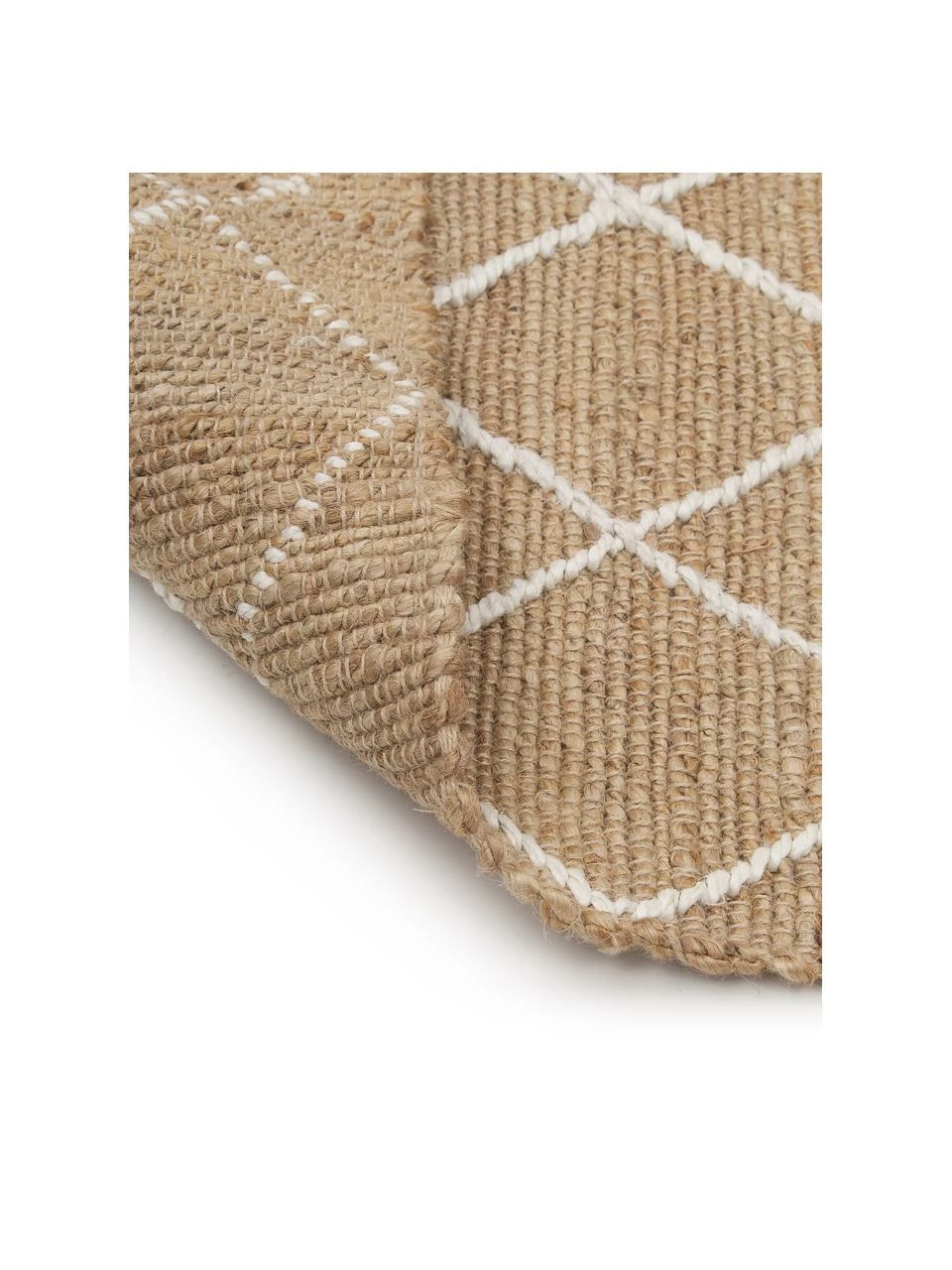 Vente flash ✔️ Westwing Collection Tapis de couloir jute fait main Kunu, larg. 80 x long. 250 cm 🎁 – Image 6