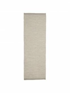 Vente flash 🥰 Linie Design Tapis de couloir laine gris clair, tissé main, chiné Asko, larg. 80 x long. 250 cm 👏