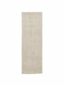 Budget 🧨 Westwing Collection Tapis de couloir moelleux à poils longs beige Marsha, larg. 80 x long. 200 cm 🌟