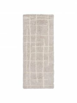 Les meilleures critiques de 🌟 Westwing Collection Tapis de couloir moelleux à poils longs beige tufté main Amelie, larg. 80 x long. 200 cm ✔️