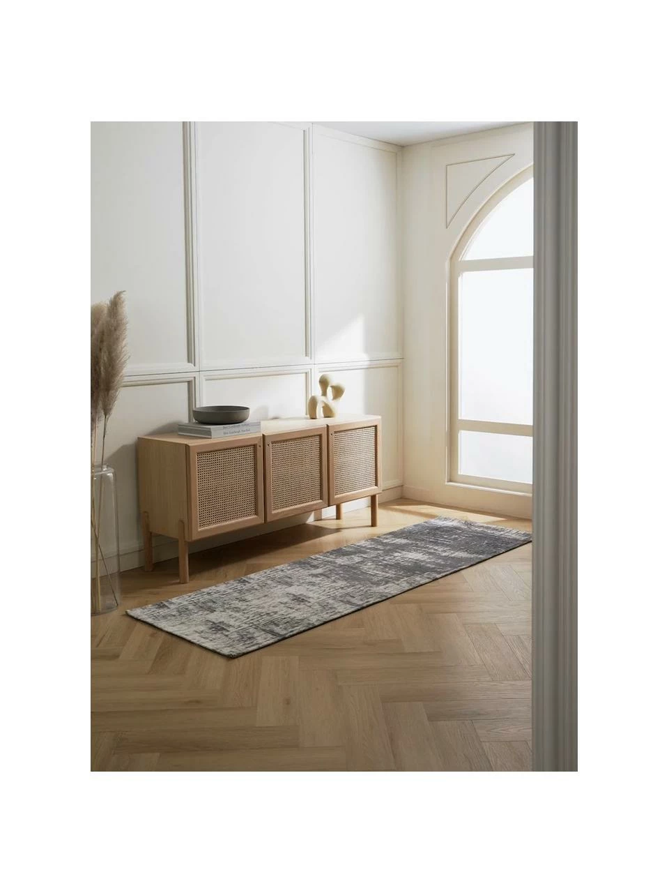 Meilleure vente 🛒 Westwing Collection Tapis de couloir vintage coton tissé main Luise, larg. 80 x long. 200 cm 😀 – Image 2