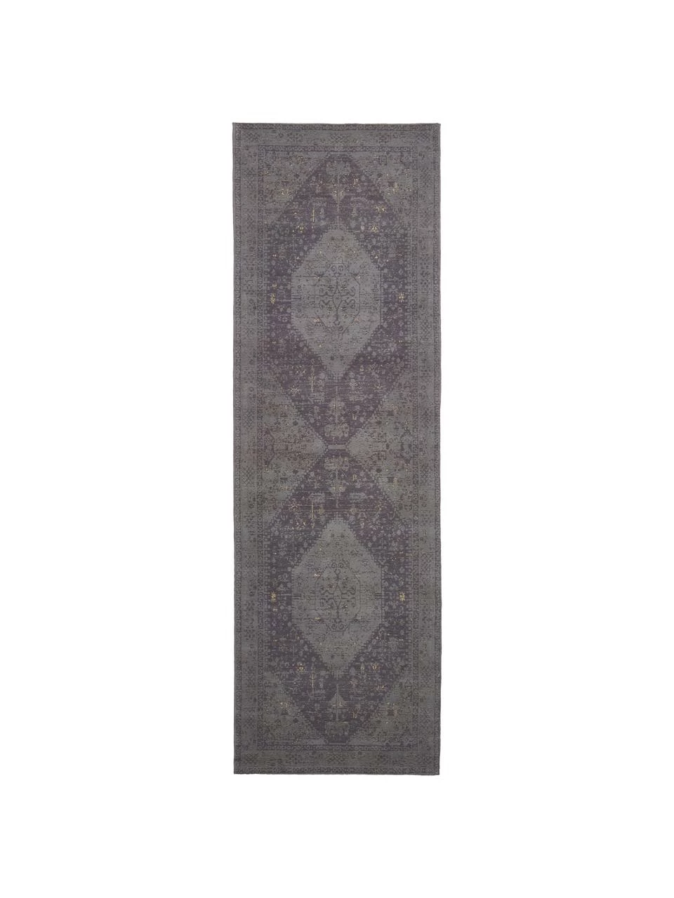 Promo 🔔 Westwing Collection Tapis de couloir vintage tissé main Naples, larg. 80 x long. 250 cm 🎉